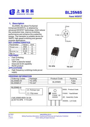 BL25N65-F
