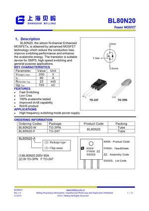 BL80N20L-W
