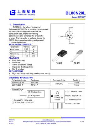 BL80N20L-W
