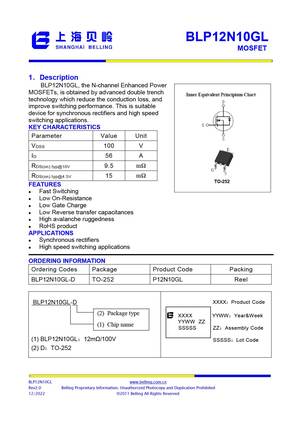 BLP12N10GL-D
