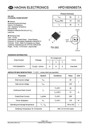 HPD160N06STA
