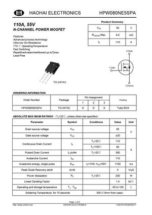 HPW080NE5SPA