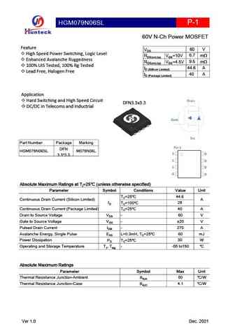 HGM079N06SL
