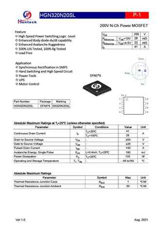 HGN320N20SL
