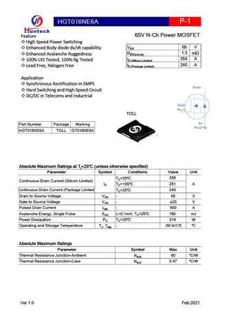 HGT016NE6A
