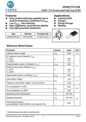 MPBQ75N120E
