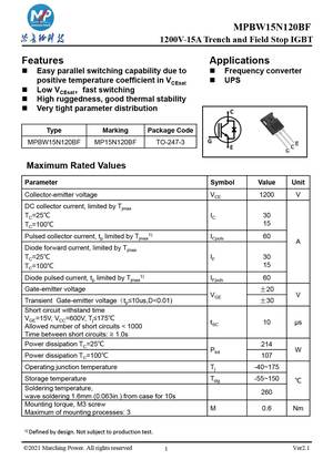 MPBW15N120BF
