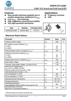 MPBW20N65EF
