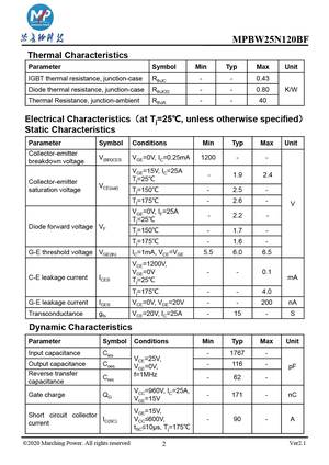 MPBW25N120BF
