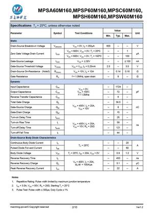 MPSA60M160
