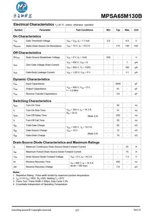 MPSA65M130B
