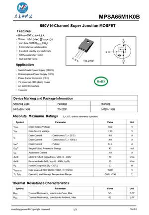 MPSA65M210B
