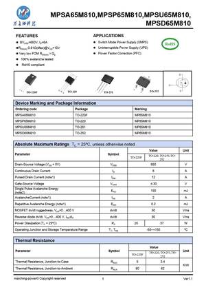 MPSA65M210B
