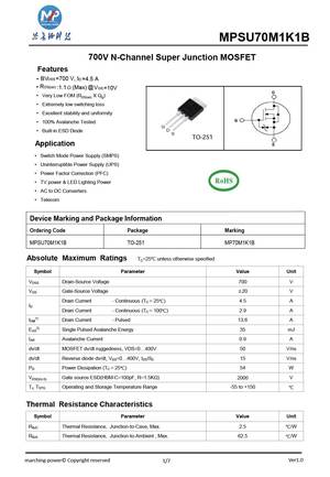 MPSU70M1K5
