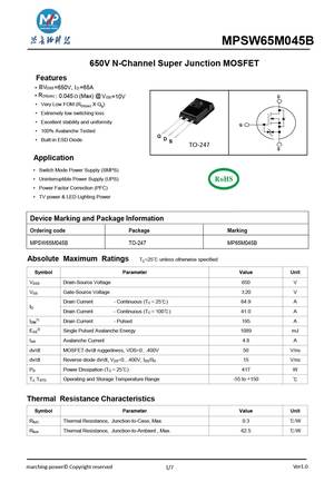 MPSW65M046CFD
