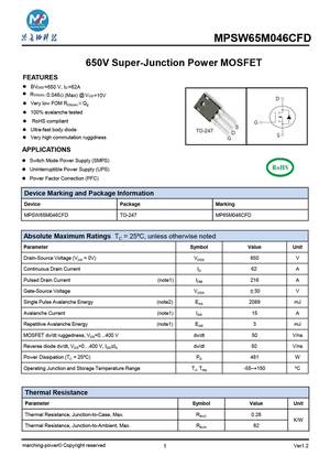 MPSW65M046CFD
