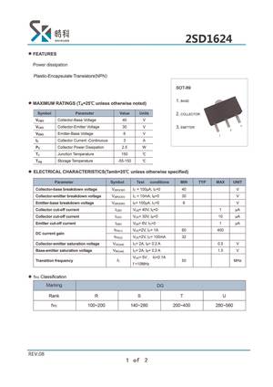 2SD1624-T
