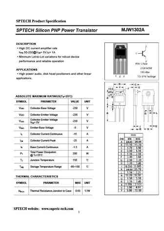 MJW1302A
