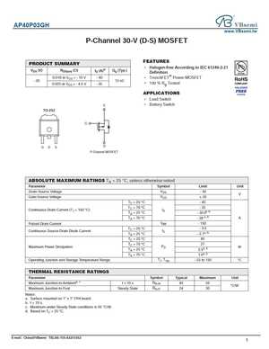 AP40P03GI
