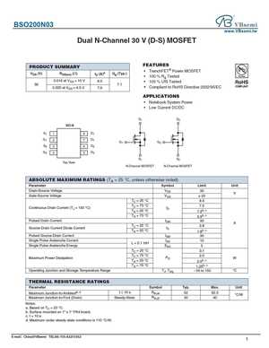 BSO200P03S
