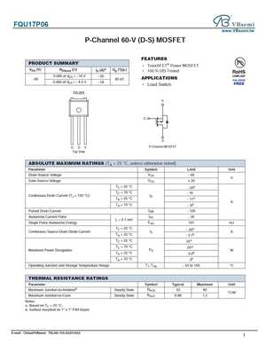 FQU17P06
