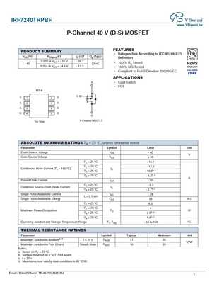 IRF7240PBF