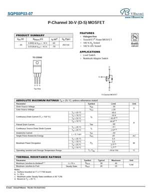 SQP50P03-07
