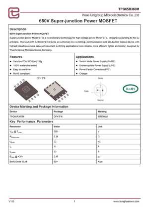 TPG65R360M
