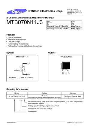 MTB070P15J3
