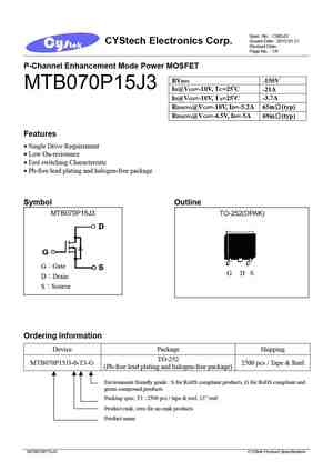 MTB070P15J3
