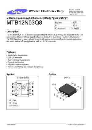 MTB12N03Q8
