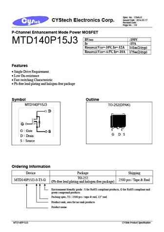 MTD140P15J3
