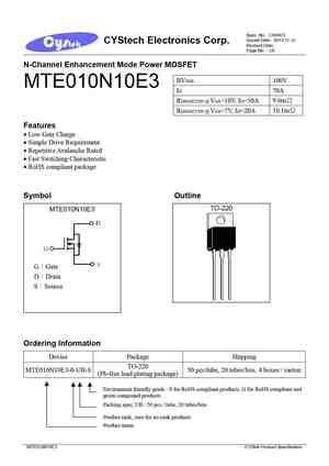 MTE010N10FP
