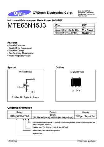 MTE65N15J3
