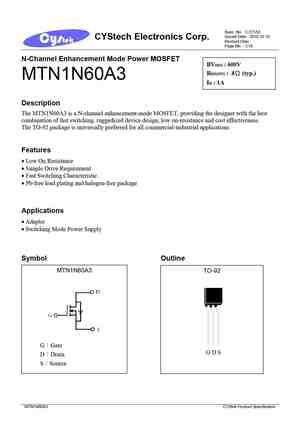 MTN1N60A3