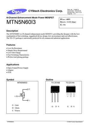 MTN5N60I3
