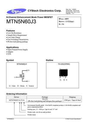 MTN5N60E3
