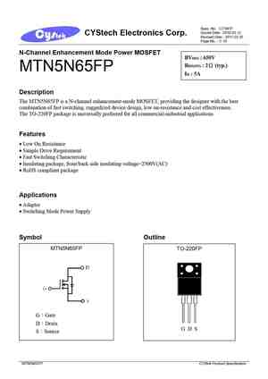 MTN5N65FP
