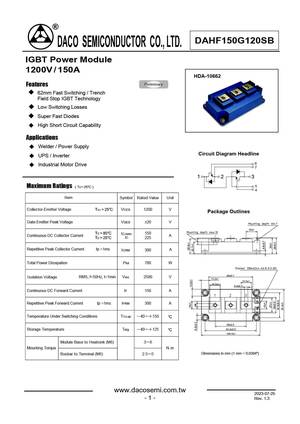 DAHF150G120SB
