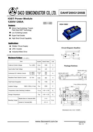 DAHF200G120SB
