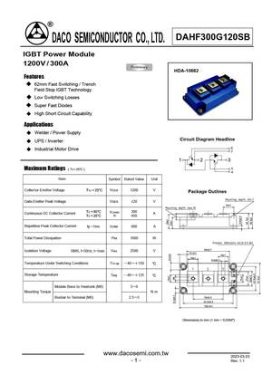 DAHF300G120SB
