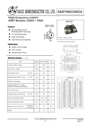 DAZF100G170XCA
