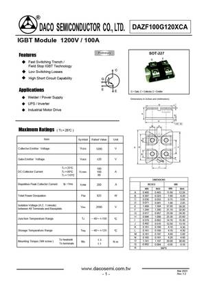 DAZF150G120XCA
