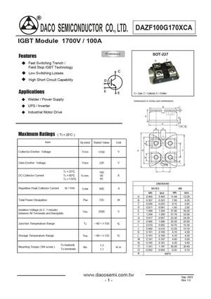 DAZF100G120XCA
