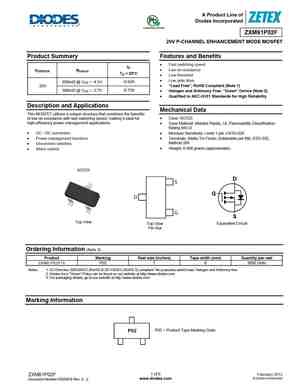 ZXM61P02FTC
