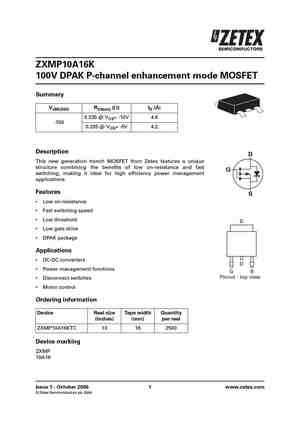 ZXMP10A13FTA
