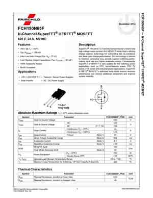 FCH150N65FF155
