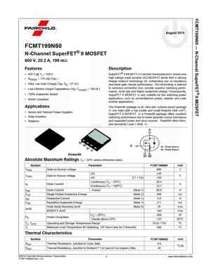 FCMT199N60
