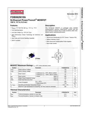 FDB082N15A
