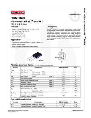 FDH210N08
